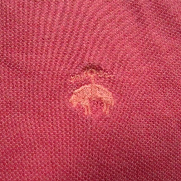 Brooks Brothers Shirt Men Extra Large Performance Polo Shirt Pink Supima Cotton - Picture 9 of 9